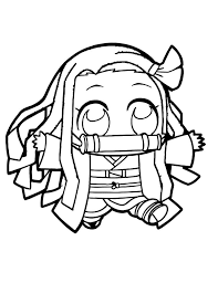 Download or print for free. Chibi Nezuko Coloring Page Free Printable Coloring Pages For Kids