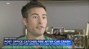 Richard Tillman: Brother of late NFL star, US Army Ranger Pat Tillman  arrested for crashing into San Jose post office, causes fire