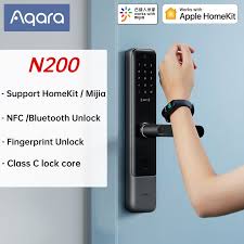 The technology was announced by apple in collaboration with bmw, and it made its debut with the 2021 bmw 5 series. Aqara N200 Smart Door Lock 3d Fingerprint Password Nfc Unlock Mechanical Lock With Doorbell Work With Mijia Apple Homekit Electric Lock Aliexpress