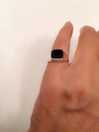 Black Onyx Ring Signet Ring Women Ring Men Ring Pinky Etsy Signet Rings Women Black Onyx Ring Signet Ring