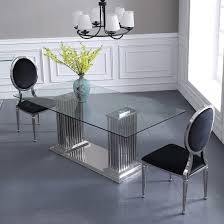 Find all round and square italian calligaris dining tables and extension table set. Modern Dining Furniture 6 Seater Glass Dining Table China Dining Table Dining Table Sets Made In China Com