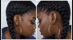 Hairstyles with braids are good for long hair, it's them that can be placed in a beautiful way in beautiful braids. Two Braid Tutorial With Weave Youtube
