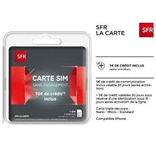 Découvrez les offres mobiles et internet sfr : Sfr Sim Card With No Commitment And 10 Credit Included Buy Online In Andorra At Andorra Desertcart Com Productid 151652287