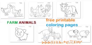 Antrey / istockphoto / getty images if there's one trait that distinguishes humans from animals, it's the ability to grow food. Farm Animals Free Printable Coloring Pages