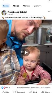 Pics from new video of Gabe & Breck eating from a steaming hot bowl of  cabbage, onions, potatoes & black-eyed peas. BR babbles