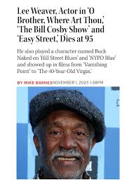 RIP Lee Weaver. The veteran actor died September 22 at 95. Weaver had been  a TV actor since playing “natives”