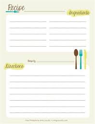 Free printable grocery lists, place cards, and canning labels! 5x7 Recipe Card Template Word Shefalitayal