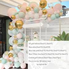 197pcs Set Pastel Baby Pink Macaron Balloon Garland Arch Wedding Bridal Shower Party Backdrop Tape Wall Balloons Decoation In 2020 Balloon Garland Girl Baby Shower Decorations Balloon Decorations Party