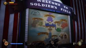 Breakdown of the soldier field seating chart soldier field is the oldest stadium in the national football league and has perhaps the most unique exterior of all 30 nfl stadiums. Bioshock Infinite Map Of Soldier S Field Orcz Com The Video Games Wiki