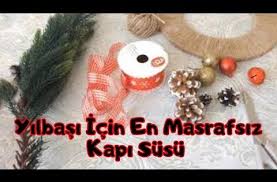 Yilbasi Icin Kapi Susu Nasil Yapilir Evde Kal Youtube Suslemeler Uzaylilar Susenler
