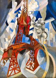 The more delaunay painted the eiffel tower, the more abstracted it became. Red Tour Eiffel Digital Remastered Edition Painting By Robert Delaunay