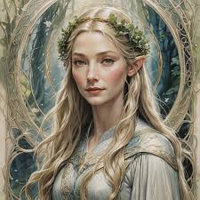 What we know: Celebrían was born early in the Second Age, likely in SA 300,  after her mother refused to return to Tol Eressëa, and passed over the  Mountains. She lived with