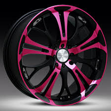 Black And Purple Rims Pin By Tara N On 50 Shades Of Purple Ish Pink Car Accessories Pink Truck Pink Rims