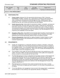 Learn vocabulary, terms and more with flashcards, games and other study tools. Quality Risk Management Sop Template Ph37 Gmp Qsr Iso Comp