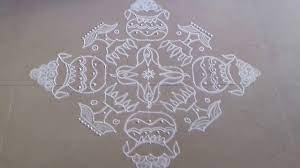 Ner pulli kolam idukku pulli kolam kambi kolam sikku kolam dot kolam peacock kol simple pulli kolam festival kolam flower kolam margazhi kolam deepavali kolam christmas kolam new year kolam pongal kolam friday kaavi kolam daily pulli kolam. Pongal Kolam With Dots Sankranthi Muggulu Design With 19 1 Even Dots Youtube