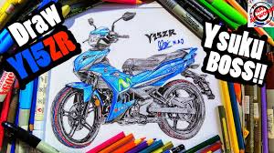 Gratis untuk komersial tidak perlu kredit bebas hak cipta. Speed Draw Yamaha Y15zr Bagaimana Melukis Y15zr Malaysia Ysuku Ysuku Youtube