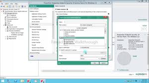 Kaspersky Security Center How To Create Out Of Office Policy Youtube