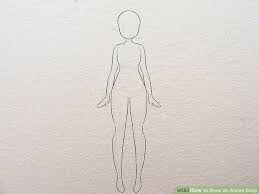 Drawing the human body has many approaches, especially in manga / anime where there are many different types of bodies that here is the most basic, easy and commonly used method for male anime characters. Full Body Anime Girl Base With Eyes