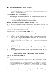 Without the issue, howard smith ltd had no hope of succeeding in taking over the. Duty To Exercise Powers For Proper Purposes Duty To Exercise Powers For Proper Purposes Directors Owe Fiduciary Duty To Exercise Their Powers For Proper Studocu