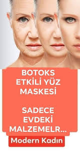 Botoks Etkili Yuz Maskesi Yuz Maskeleri Cilt Bakimi Tuyolari Cilt Beyazlatma