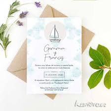 Situados en pleno centro de la mejor zona de ocio de ibiza. Invitacion Para Bodas En La Playa Coleccion Ibiza Con Toda La Papeleria A Conjunto