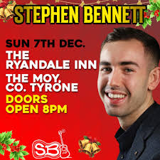 Looking forward to be making my debut in the Ryandale Inn tonight! Doors  open @ 8pm