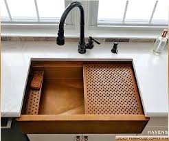 The best fireclay farmhouse sink can provide a rustic yet classy appearance to any kitchen. Legacy Farmhouse Sink Copper In 2021 Copper Farmhouse Sinks Farmhouse Sink Sink Accessories
