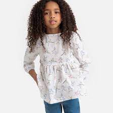 Blouse Manches Longues Imprimee 3 12 Ans La Redoute Collections Imprime La Redoute