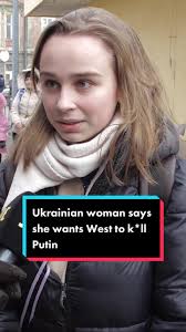 Ukrainian Woman Wants Putin Dead: Escaping Kyiv's Fear