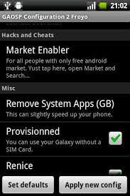Jun 17, 2018 · download apk (21.0 mb) versions. Gaosp Config 2 1 For Android Apk Download