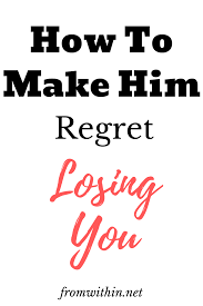 And if your ex suddenly realizes how incredible you are and you suddenly are no longer readily available to them, they'll experience serious regret. Pin On Best Relationship Advice