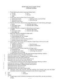 Ibu jari dan jari kelingking. Bank Soal 1