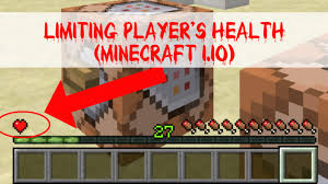 I actually used this tactic today when trapped in a cave with a skeleton with low health. Limiting Player S Health Minecraft 1 10 Youtube