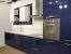 Grayish Blue Blue Kitchen Cabinets