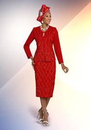 Check spelling or type a new query. French Novelty Ben Marc 48259 Ladies Red Swirl Knit Church Suit