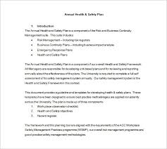 15 Free Health And Safety Plan Templates Ms Word Pdf Formats Health And Safety Emergency Response Plan How To Plan