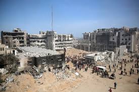 Death and ruins at Gaza's shattered Al ...