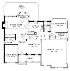 This two story house's exterior structure is painted in white hue, with a wall made with bricks serving as an accent wall. Colonial Style House Plan 4 Beds 3 5 Baths 2400 Sq Ft Plan 429 33 Eplans Com