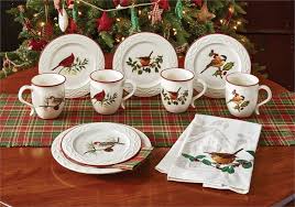 This epic spread will be the star of your christmas party! Winter Birds Christmas Dessert Plates Set Of 4 Assorted