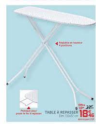 offre table a repasser chez gifi
