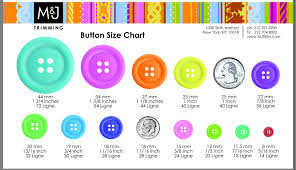 Button Size Chart Size Chart Simple Outfits Sewing Tutorials