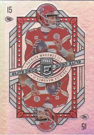 Elite is a very special cut to me; 2020 Elite Deck 1 Patrick Mahomes Ii Nm Mt