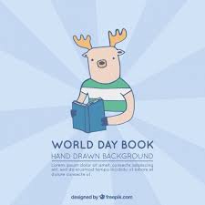 Hand Drawn Deer Reading A Book Background Book Background How To Draw Hands Books To Read