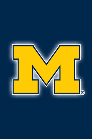 Get A Set Of 12 Officially Ncaa Licensed Michigan Wolverines Iphone Wallpapers Sized For Any Model Of Ip University Of Michigan Logo Michigan Football Michigan