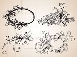 Hand Drawn Decorations Flower Drawing Design Flower Drawing How To Draw Hands