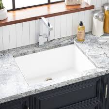 32 Atlas Stainless Steel Undermount Kitchen Sink Gunmetal Black Composite Kitchen Sinks Undermount Kitchen Sinks Sink