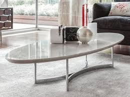 Elegant Oval Coffee Table In White Coffee Table Marble Tables Living Room Modern Furniture Living Room