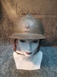 ORIGINAL STAHLHELM FRANKREICH Adrian M 1915 mit Emblem RF EUR 89,00