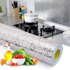 ¿por qué no considerar el papel pintado durante la planeación combinar fácilmente patrones y colores con nuestra amplia gama de papeles pintados para la cocina. Calcomanias A Prueba De Aceite De Papel De Aluminio Para Cocina Calcomanias Antiincrustantes Autoadhesivas De Alta Temperatura Papel Tapiz Croppable Pegatina De Pared Papeles Pintados Aliexpress