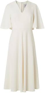 Lk Bennett Rosie Cream Dress Cream Dress Outfit Fashion Simple Dresses